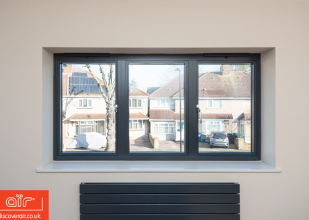 Flush-aluminium-window-everglade-Farnham-Common