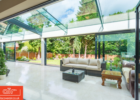 Glazed-extension-with-air-lift-and-slide-doors-Kingsbury-Barnet